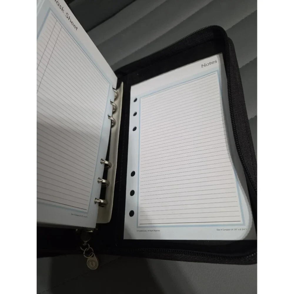 Franklin Covey 365 Black 6 Ring Planner